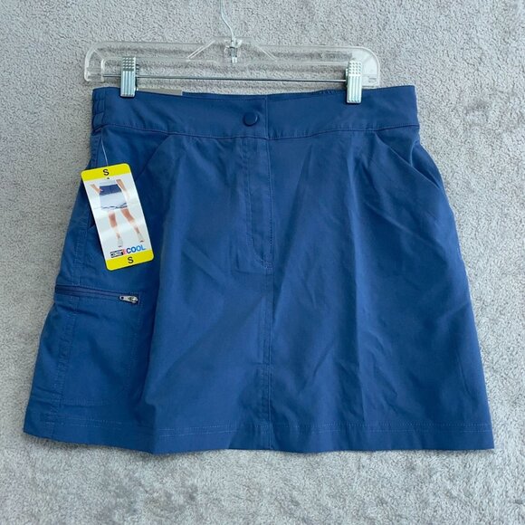NEW 32 Degrees Cool Women's S Skort Vintage Indigo Polyester & Spandex - Picture 1 of 6